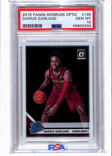 2019 Panini Donruss Optic Darius Garland #195 PSA 10