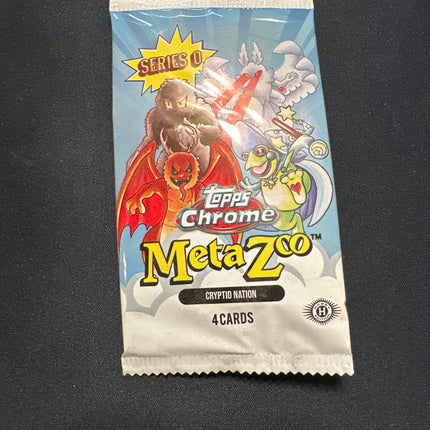 2022 topps chrome Metazoo series 0 Single Pack