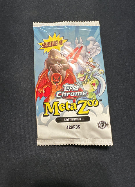 2022 topps chrome Metazoo series 0 Single Pack