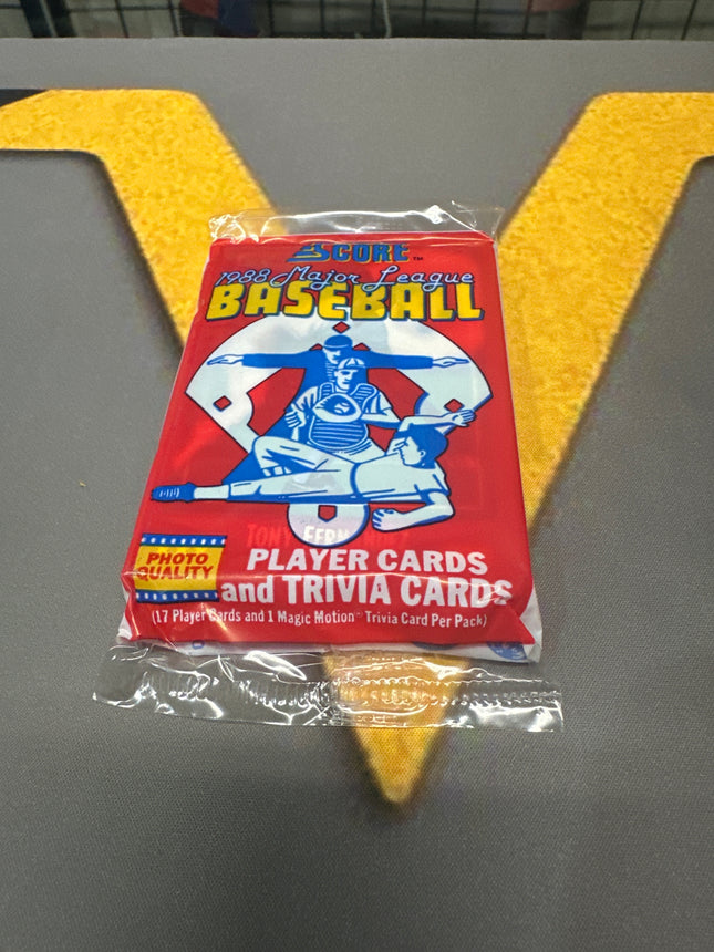 1988 score baseball pack