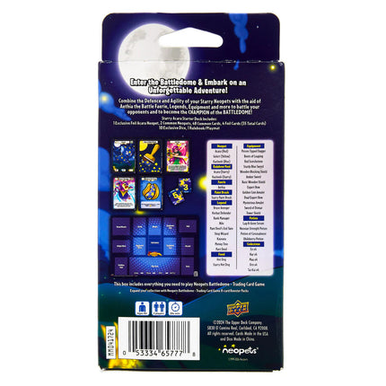 Neopets Battledome Trading Card Game Starry Acara Starter Deck