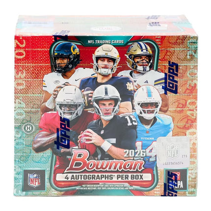2026 BOWMAN FOOTBALL JUMBO FULL CASE PYT BREAK #1 RELEASE DAY 09/30/2026