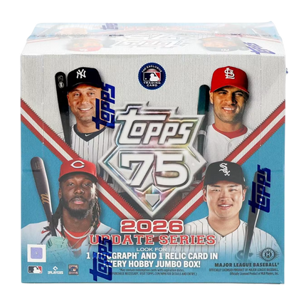 2026 Topps Update Series Baseball Jumbo Full Case PYT Break RELEASE DAY 10/14/2026