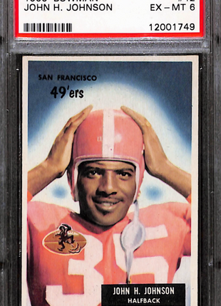 1955 Bowman John H. Johnson #42 PSA 6