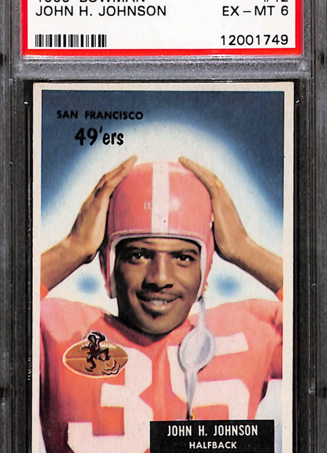 1955 Bowman John H. Johnson #42 PSA 6