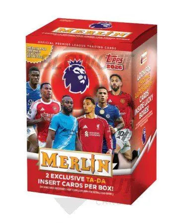 SOCCER 2025-26 Topps Merlin English Premier League Soccer Blaster Box