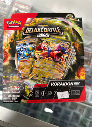 Pokemon miraidon/koraidon ex deluxe battle deck