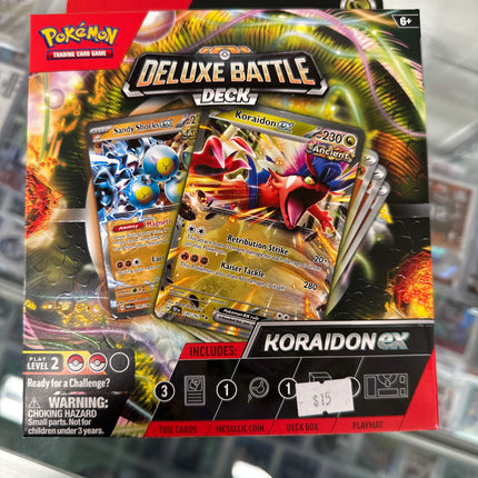 Pokemon miraidon/koraidon ex deluxe battle deck