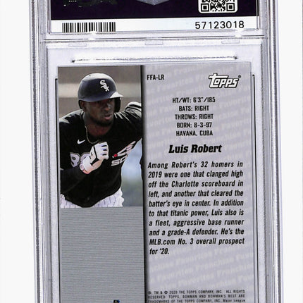 2020 Bowman's Best 2000 Franchise Favorites Luis Robert #FFALR PSA 10