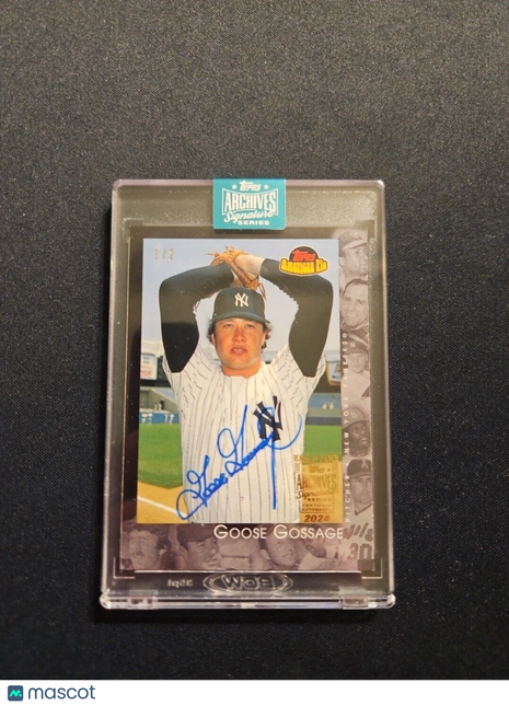 2024 Goose Gossage Topps Archives Signatures Series Auto 1/2