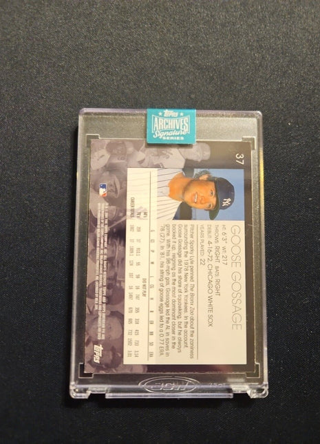 2024 Goose Gossage Topps Archives Signatures Series Auto 1/2