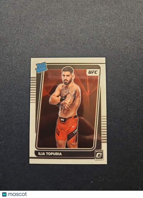 2022 Ilia Topuria Optic UFC rated Rookie Rc #110
