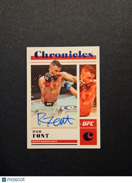 2023 Rob Font Chronicles UFC Blue Auto /49