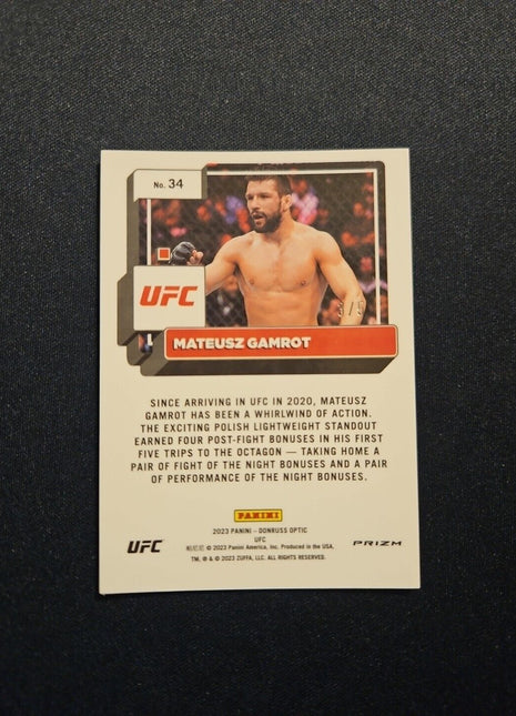 2023 Mateusz Gamrot Optic UFC Green /5 #34