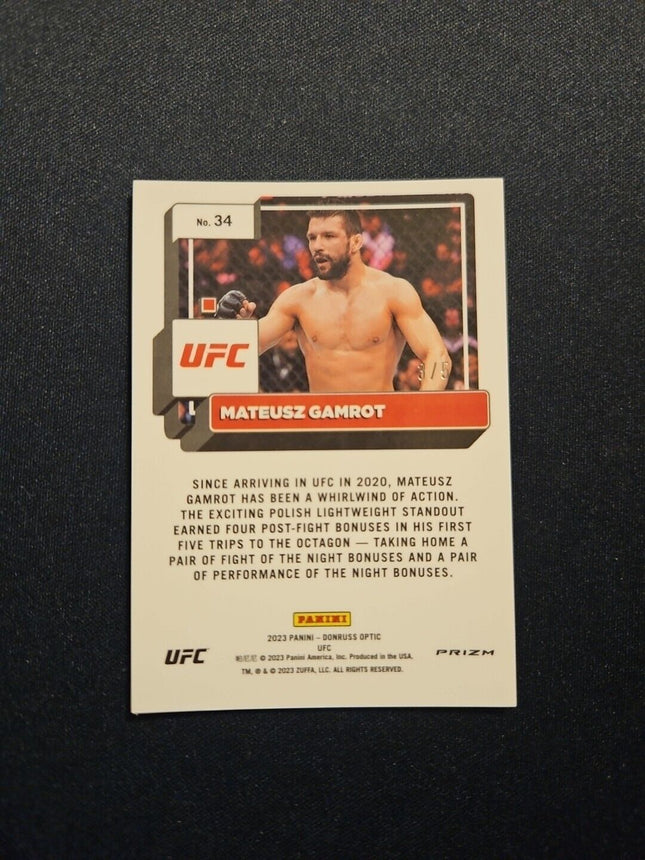 2023 Mateusz Gamrot Optic UFC Green /5 #34