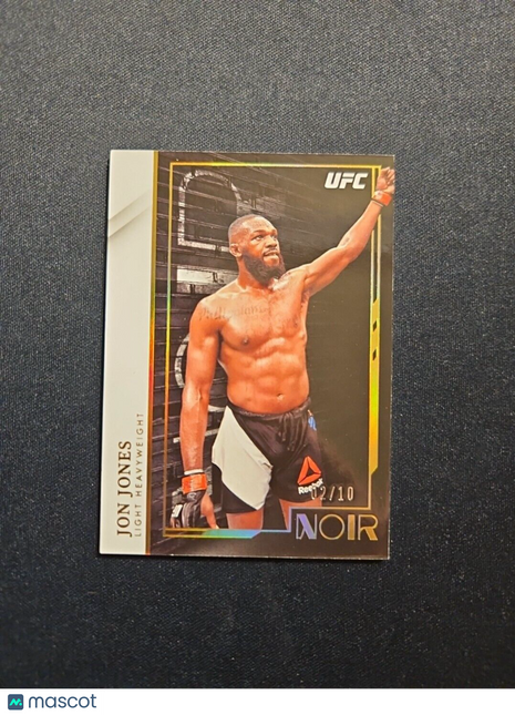 2022 Jon Jones Chronicles Noir Gold ssp /10 #415