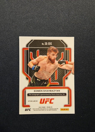 2022 Edmen Shahbazyan Prizm UFC Green Auto #sg-eds