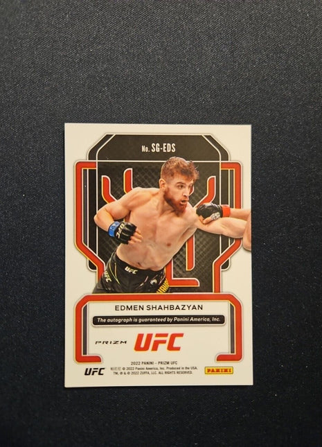 2022 Edmen Shahbazyan Prizm UFC Green Auto #sg-eds