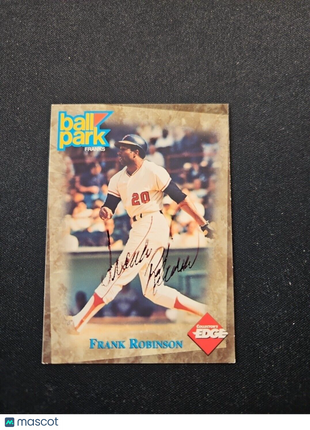 1995 Frank Robinson Collector's Edge Ball Park Franks Auto