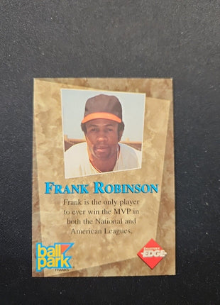 1995 Frank Robinson Collector's Edge Ball Park Franks Auto