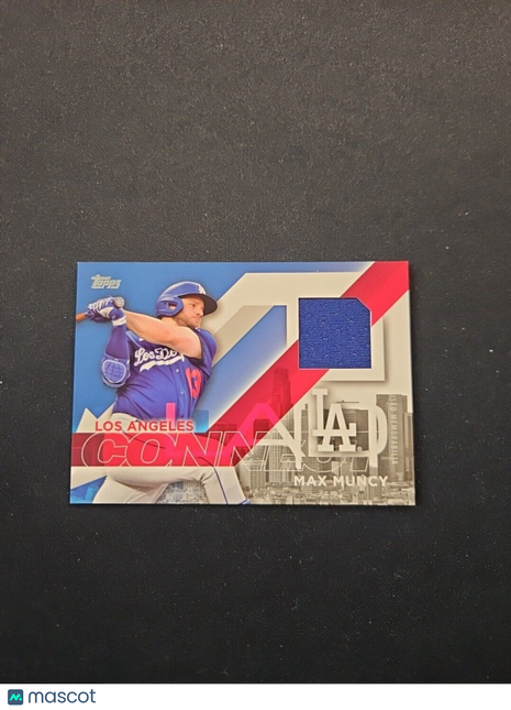 2024 Max Muncy Topps City Connect Jersey Dodgers