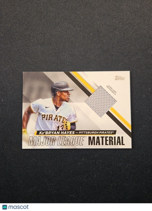 2024 Ke'Bryan Hayes Topps Major League Material Jersey Relic Pirates