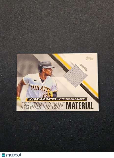 2024 Ke'Bryan Hayes Topps Major League Material Jersey Relic Pirates