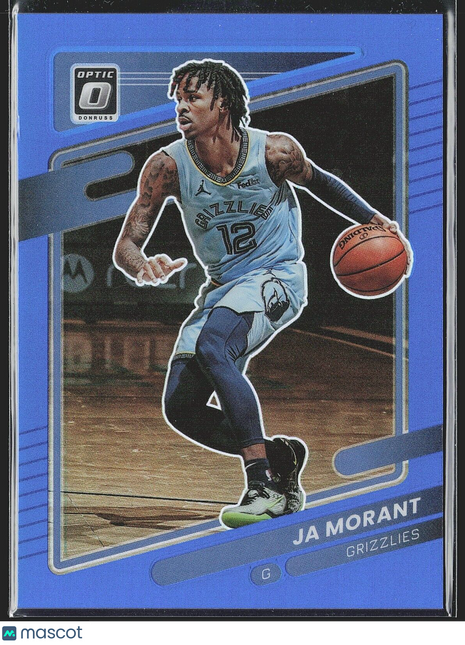 2021-22 Ja Morant Optic Blue /59 #144 Grizzlies