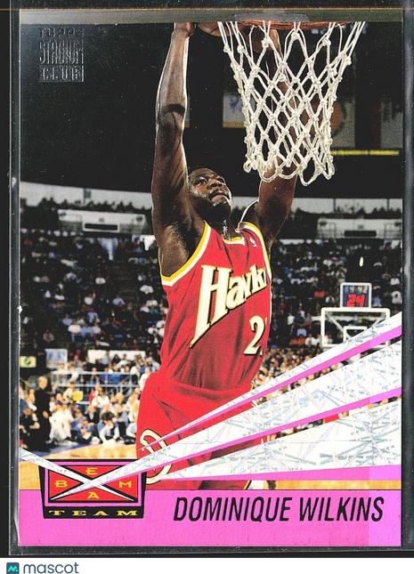 1993 Dominique Wilkins Stadium Club Beam Team #8 Hawks