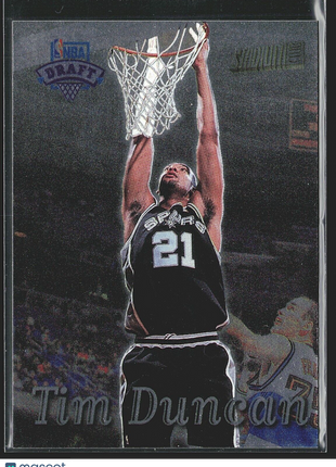 1997-98 Tim Duncan Stadium Club Draft Rc Rookie #201 Spurs