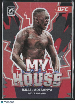 2023 Israel Adesanya Optic UFC My House Red /99 #6