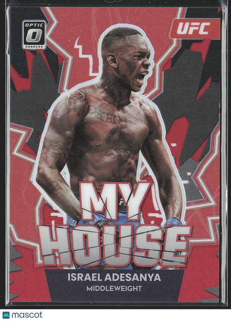 2023 Israel Adesanya Optic UFC My House Red /99 #6