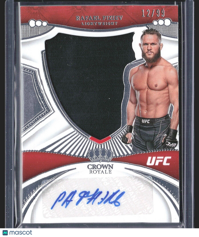 2023 Rafael Fiziev Crown Royale Silhouettes Relic Auto /99