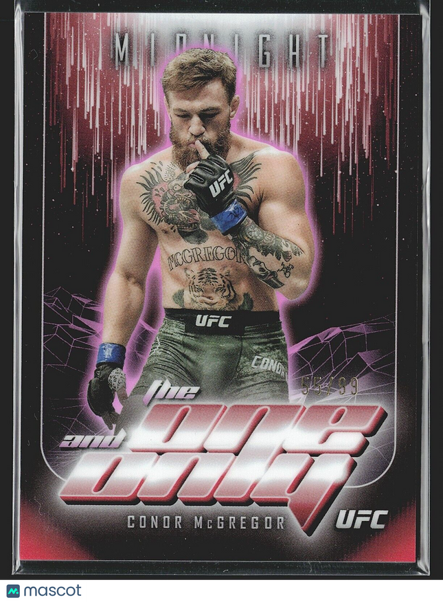 2024 Conor McGregor Topps Midnight The One and Only Red /99