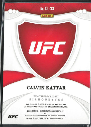 2023 Calvin Kattar Crown Royale Silhouettes Relic Auto /99