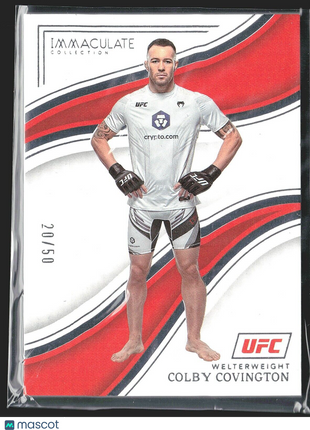 2023 Colby Covington Immaculate UFC /50 #29