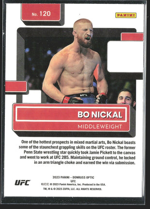 2023 Bo Nickal Optic UFC Rated Rookie Rc #120