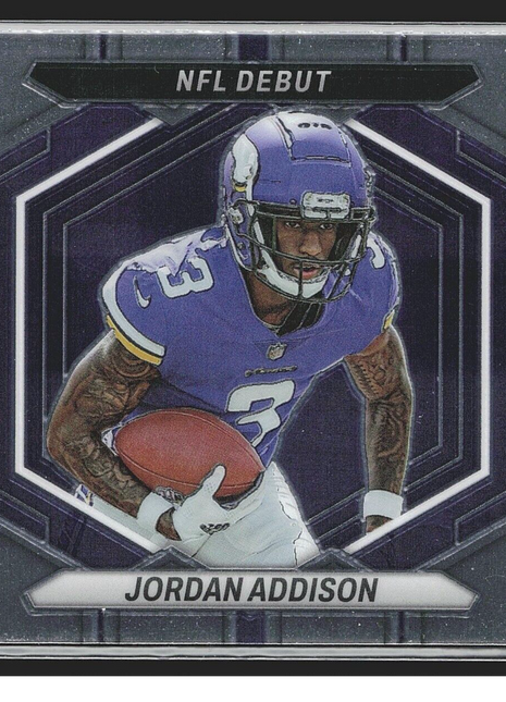 2023 Jordan Addison Mosaic NFL Debut Rc Rookie #14 Vikings