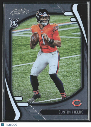 2021 Justin Fields Absolute Rc Rookie #108 Bears