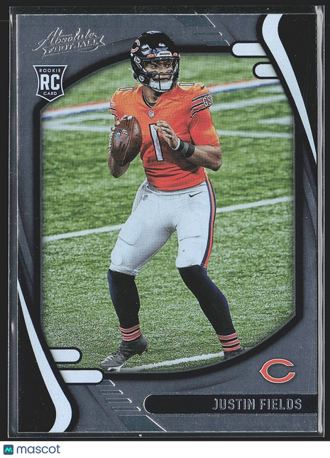 2021 Justin Fields Absolute Rc Rookie #108 Bears