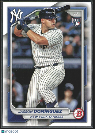2024 Jasson Dominguez Bowman Paper Rc Rookie #17 Yankees