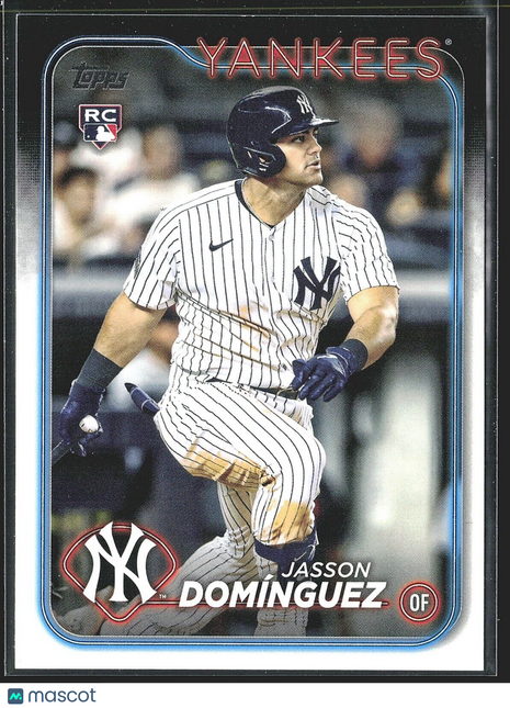 2024 Jasson Dominguez Topps Series 1 Rc Rookie #60 Yankees