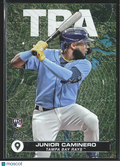 2024 Junior Caminero Topps TRA #ctc-13 Rc Rookie Rays