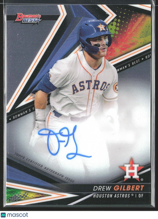 2022 Drew Gilbert Bowman's Best Auto Astros