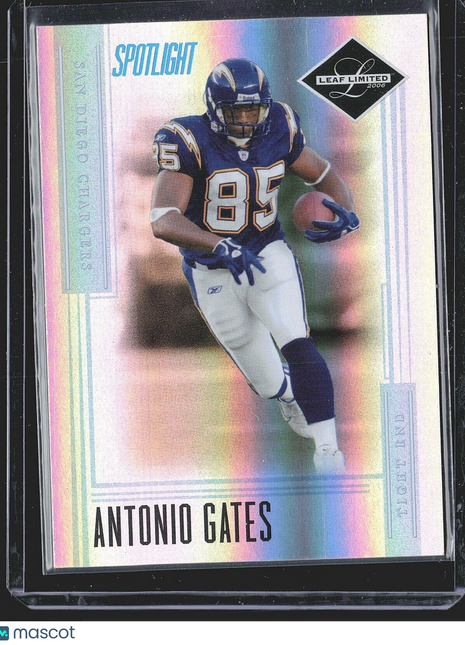 2006 Antonio Gates Leaf Limited Spotlight True 1/1 #28 Chargers