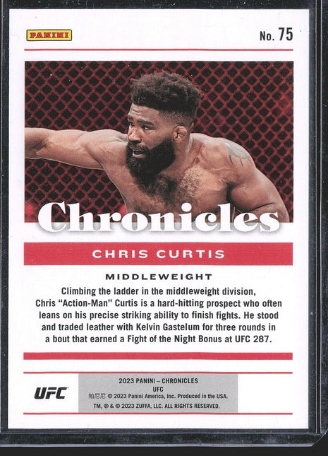 2023 Chris Curtis Chronicles Rc Red /199 #75 UFC