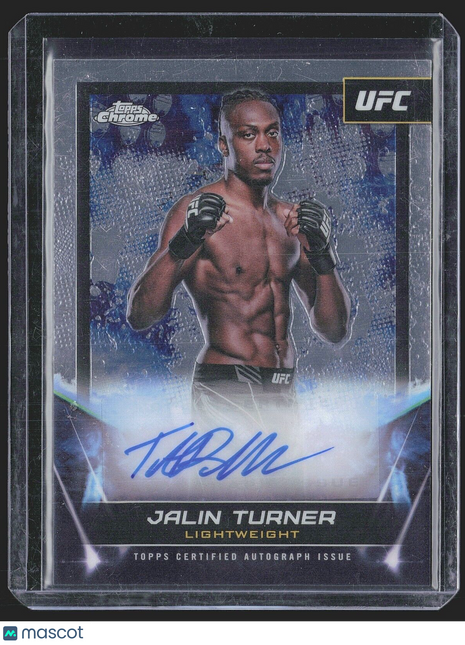 2024 Jalin Turner Topps Chrome UFC Signatures Card Auto