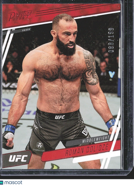 2023 Roman Dolidze Chronicles Prestige Red /199 #173 UFC