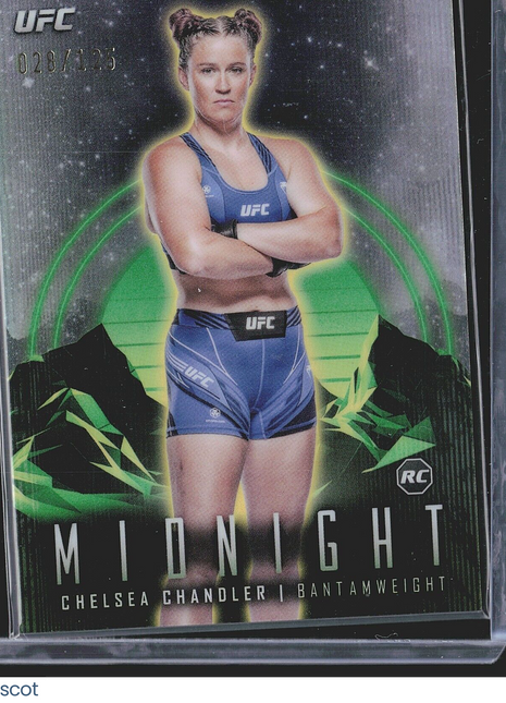 2024 Chelsea Chandler Topps Midnight Rc Green /125 #27 UFC