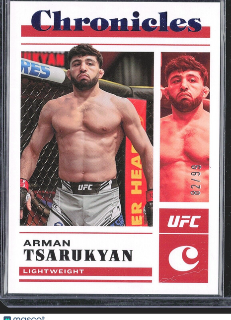 2023 Arman Tsarukyan Chronicles Blue /99 #53 UFC